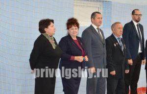 В поселке Приволжский после ремонта открылся спортивный зал