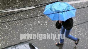 На территории Саратовской области ожидается переменная облачность,дождь и гроза