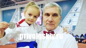 Семилетняя каратистка из Саратова выиграла серебряную медаль "Кубка Петра Великого"