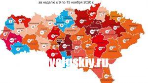 Карта коронавируса Саратовской области