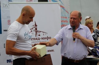 Абсолютный победитель массового заплыва «Река здоровья»- Юрий Сарамутин