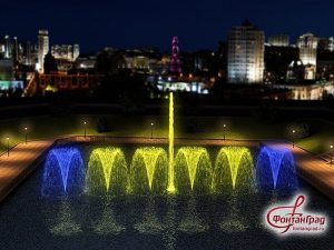 На набережной Саратова планируется установить плавучий светомузыкальный фонтан
