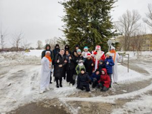 В парке "Патриот" прошел новогодний праздник "Едины в Новый год!"