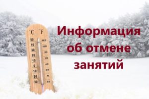 9 января в школах отменены занятия с 1 по 6 классы в связи ожидаемых морозов