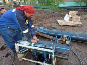  МУП «Энгельс-Водоканал». Специалисты продолжают противоаварийные работы