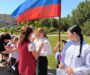Дети Энгельсского района стали участниками акции «Российский триколор»